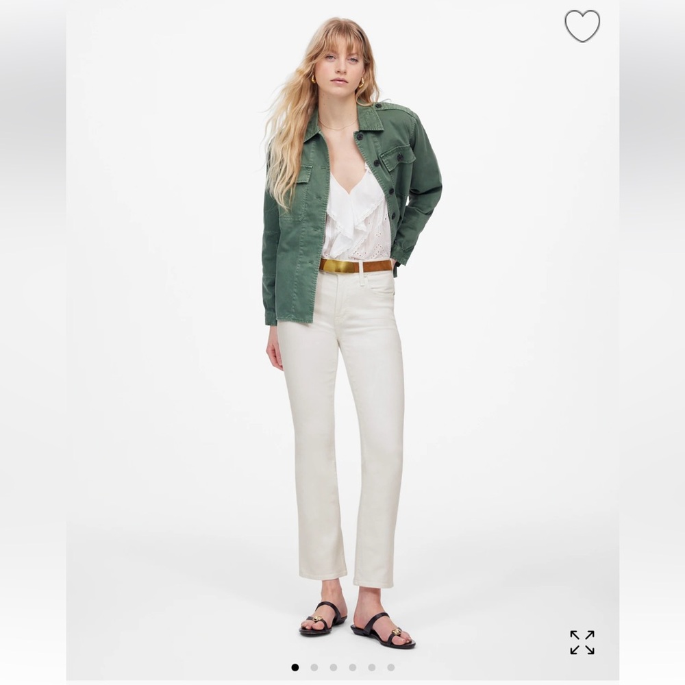 Madewell Tall Kick Out Crop Jeans, NWT